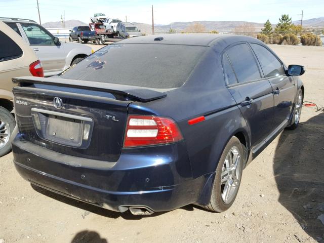 19UUA66258A028930 - 2008 ACURA TL BLUE photo 4