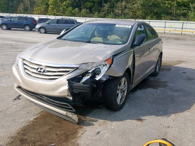 5NPEB4AC9BH293774 - 2011 HYUNDAI SONATA GLS CREAM photo 2