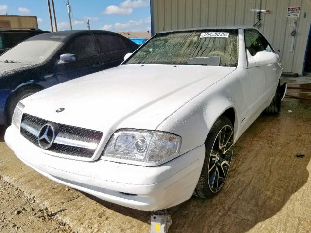 WDBFA68F8XF187044 - 1999 MERCEDES-BENZ SL 500 WHITE photo 2