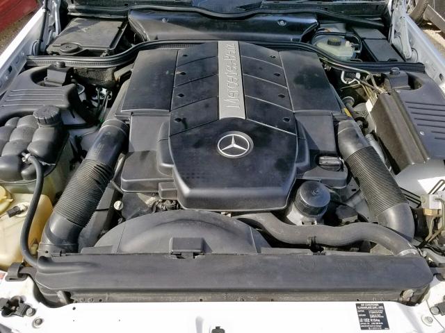 WDBFA68F8XF187044 - 1999 MERCEDES-BENZ SL 500 WHITE photo 7