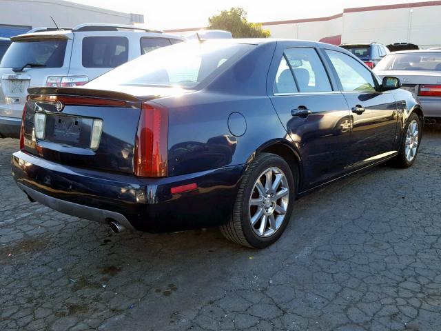 1G6DW677660218235 - 2006 CADILLAC STS BLUE photo 4