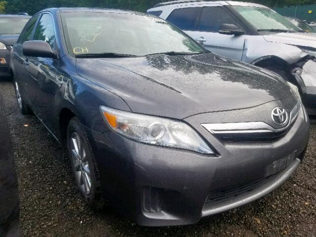 4T1BB3EK3AU115440 - 2010 TOYOTA CAMRY HYBR GRAY photo 1