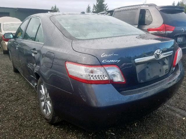 4T1BB3EK3AU115440 - 2010 TOYOTA CAMRY HYBR GRAY photo 3