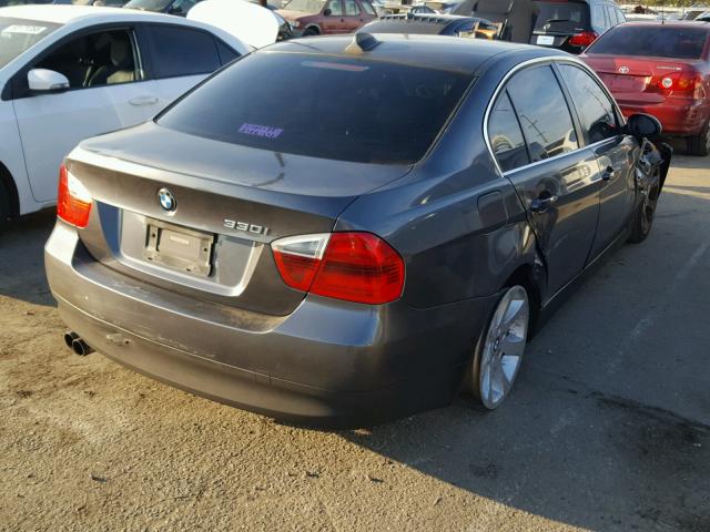 WBAVB33576PS11055 - 2006 BMW 330 I GRAY photo 4