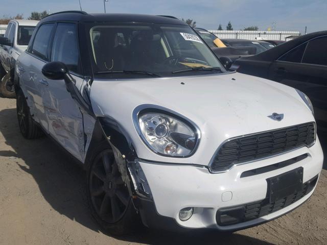 WMWZC3C56DWP23553 - 2013 MINI COOPER S C WHITE photo 1