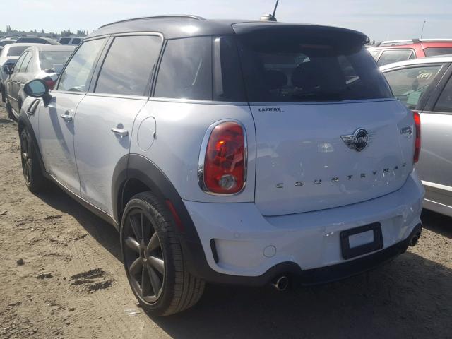 WMWZC3C56DWP23553 - 2013 MINI COOPER S C WHITE photo 3