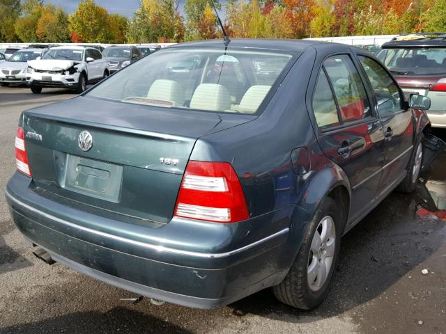 3VWSE69M64M040411 - 2004 VOLKSWAGEN JETTA GLS GREEN photo 4