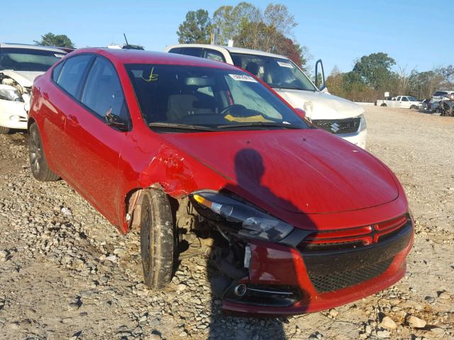 1C3CDFBH9DD153311 - 2013 DODGE DART SXT RED photo 1