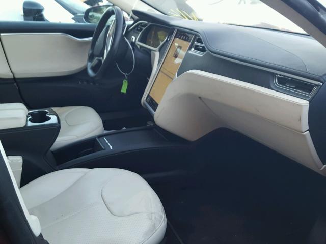 5YJSA1DN5CFS00363 - 2012 TESLA MODEL S Կարմիր լուսանկար 5