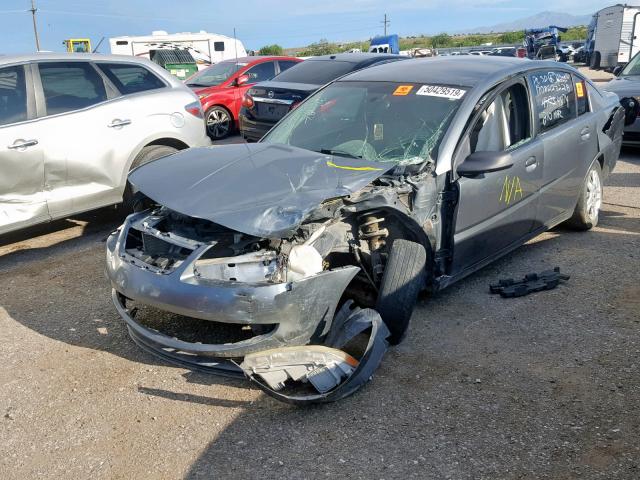 1G8AJ58F17Z112409 - 2007 SATURN ION LEVEL CHARCOAL photo 2