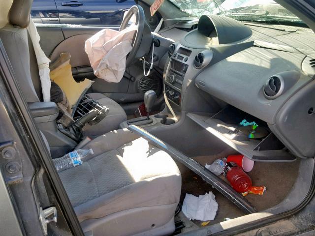 1G8AJ58F17Z112409 - 2007 SATURN ION LEVEL CHARCOAL photo 5