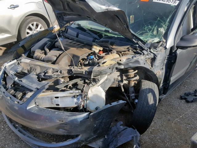 1G8AJ58F17Z112409 - 2007 SATURN ION LEVEL CHARCOAL photo 9