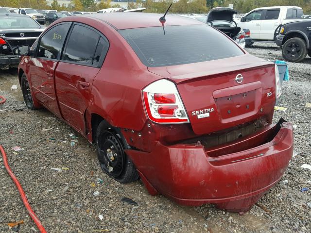 3N1AB61E77L712680 - 2007 NISSAN SENTRA 2.0 RED photo 3