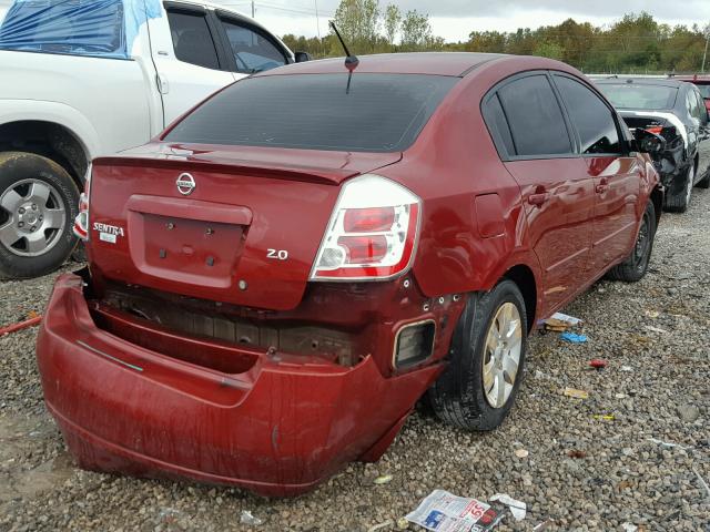 3N1AB61E77L712680 - 2007 NISSAN SENTRA 2.0 RED photo 4