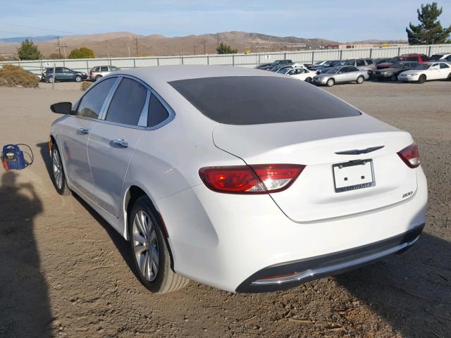 1C3CCCAB8GN157640 - 2016 CHRYSLER 200 LIMITE WHITE photo 3