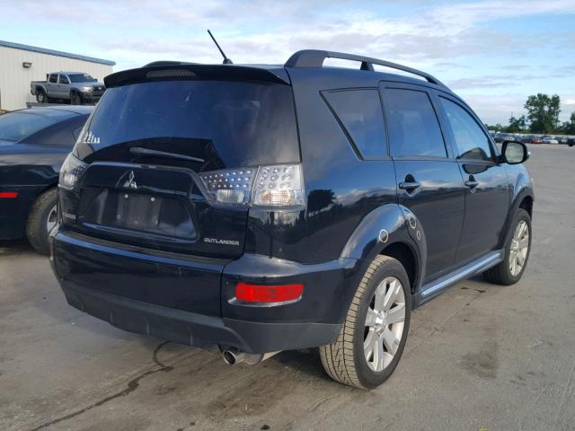 JA4AS3AW4DU012616 - 2013 MITSUBISHI OUTLANDER BLACK photo 4