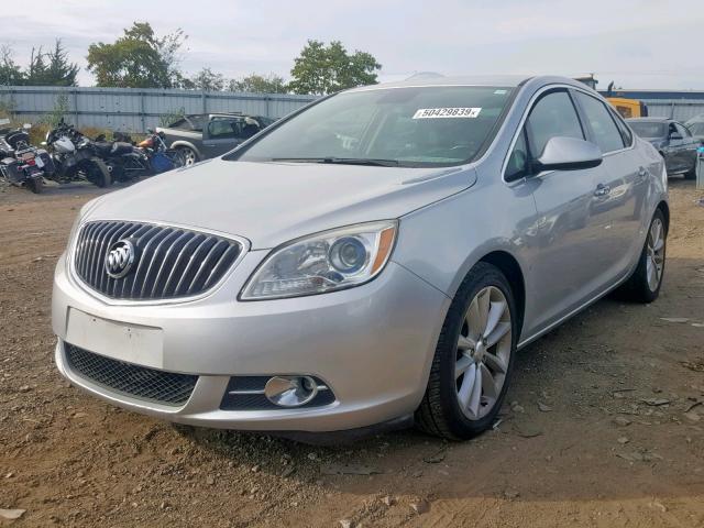 1G4PR5SK1C4229652 - 2012 BUICK VERANO CON SILVER photo 2