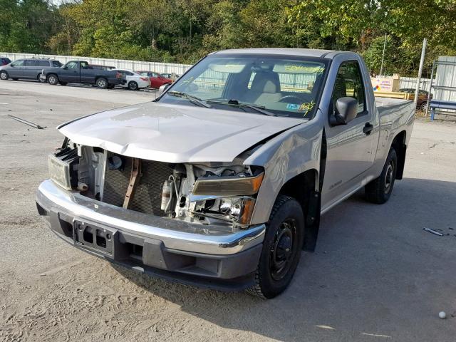 1GCCS148258190311 - 2005 CHEVROLET COLORADO BEIGE photo 2