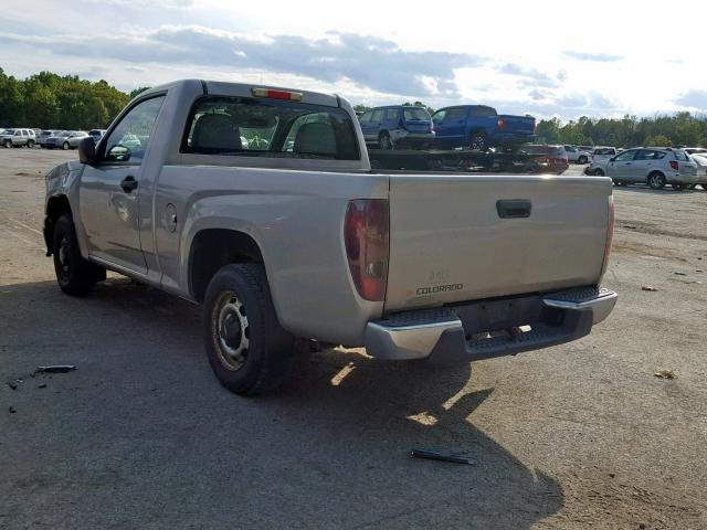 1GCCS148258190311 - 2005 CHEVROLET COLORADO BEIGE photo 3