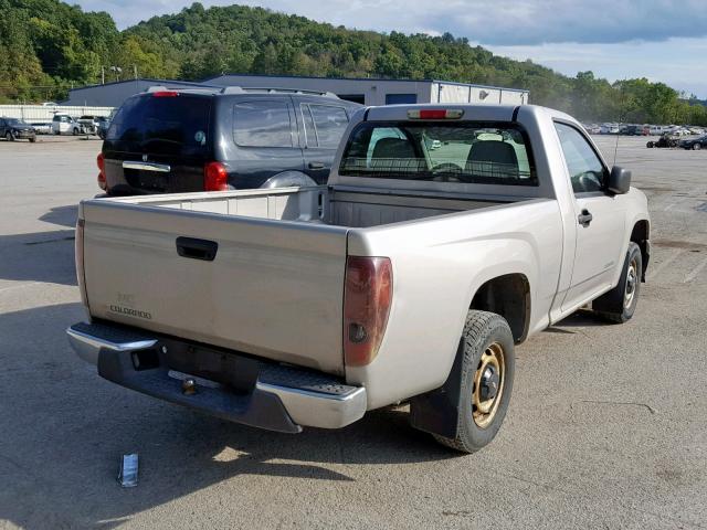 1GCCS148258190311 - 2005 CHEVROLET COLORADO BEIGE photo 4