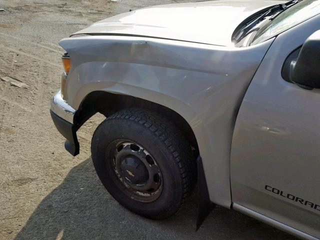 1GCCS148258190311 - 2005 CHEVROLET COLORADO BEIGE photo 9