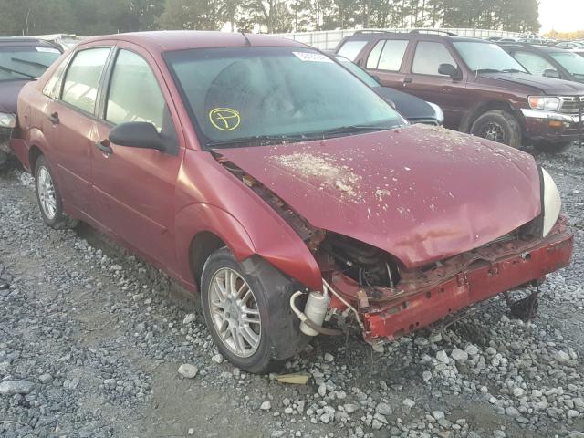 1FAFP34N15W184419 - 2005 FORD FOCUS ZX4 BURGUNDY photo 1