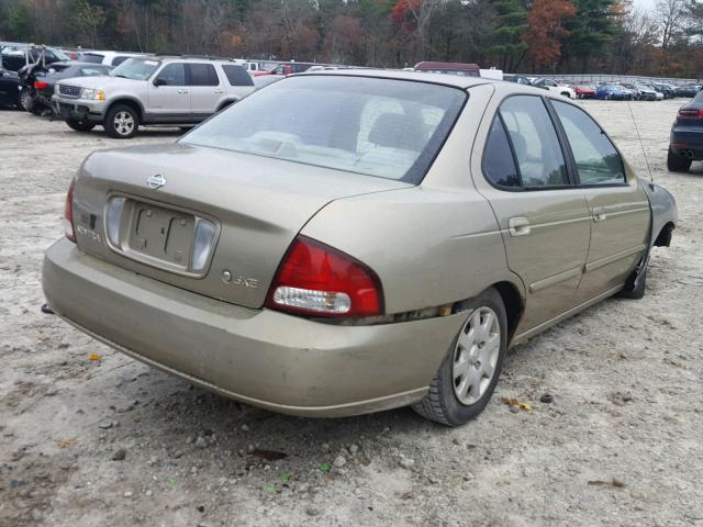 3N1CB51D4YL321854 - 2000 NISSAN SENTRA BAS TAN photo 4