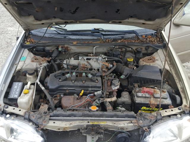 3N1CB51D4YL321854 - 2000 NISSAN SENTRA BAS TAN photo 7