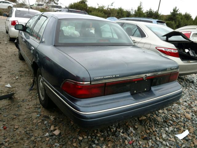 2MELM74W6TX679947 - 1996 MERCURY GRAND MARQ BLUE photo 3