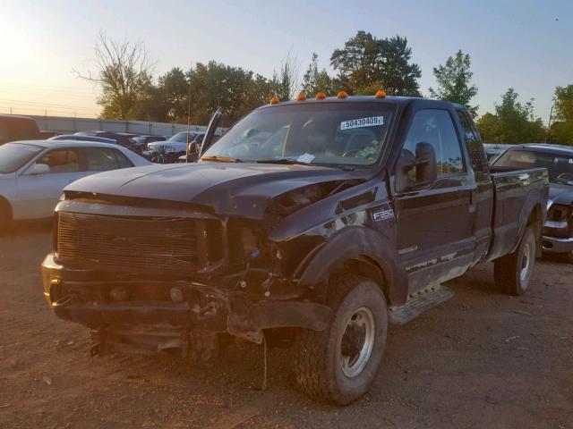 1FTSX31FX1EB06033 - 2001 FORD F350 SRW S BLACK photo 2