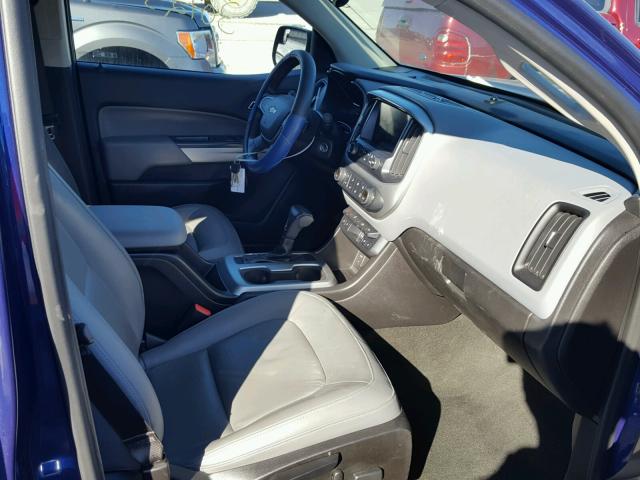 1GCGSCE32G1167669 - 2016 CHEVROLET COLORADO L BLUE photo 5