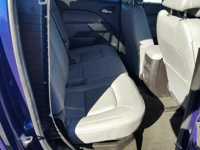 1GCGSCE32G1167669 - 2016 CHEVROLET COLORADO L BLUE photo 6