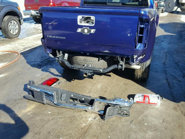 1GCGSCE32G1167669 - 2016 CHEVROLET COLORADO L BLUE photo 9