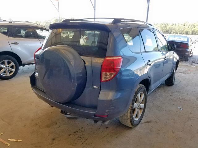 JTMBK31V476015185 - 2007 TOYOTA RAV4 LIMIT BLUE photo 4