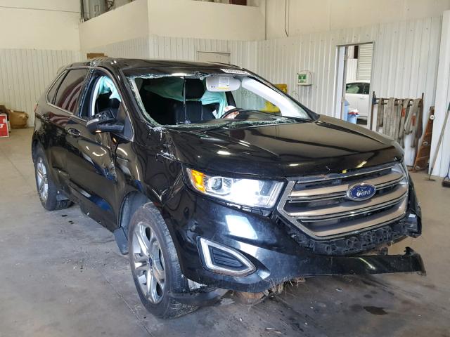 2FMTK3K83FBB06506 - 2015 FORD EDGE TITAN BLACK photo 1