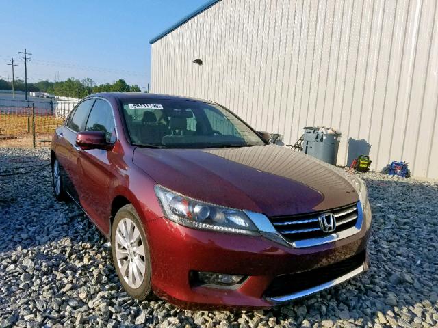 1HGCR2F87EA082663 - 2014 HONDA ACCORD EXL MAROON photo 1