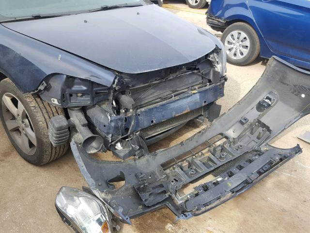 1G1ZC5E11BF113574 - 2011 CHEVROLET MALIBU 1LT BLUE photo 9