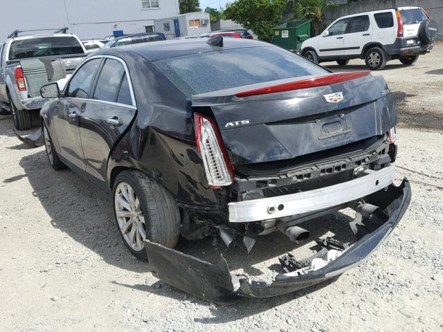 1G6AA5RX8H0117029 - 2017 CADILLAC ATS BLACK photo 3