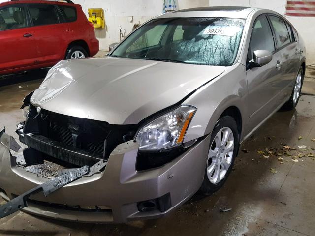 1N4BA41E27C801468 - 2007 NISSAN MAXIMA SE TAN photo 2