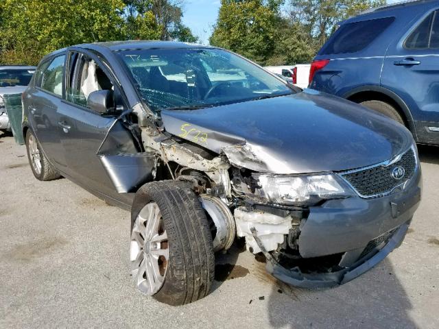 KNAFU5A2XB5389387 - 2011 KIA FORTE EX GRAY photo 1