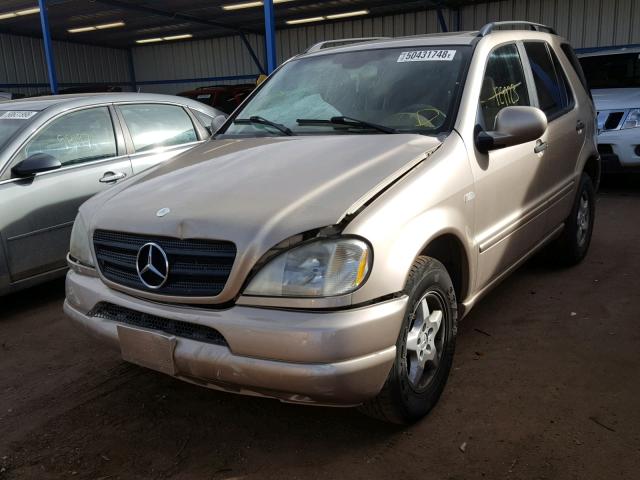 4JGAB54E81A234203 - 2001 MERCEDES-BENZ ML 320 GOLD photo 2