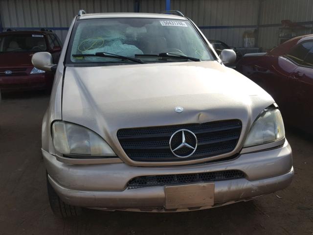 4JGAB54E81A234203 - 2001 MERCEDES-BENZ ML 320 GOLD photo 9