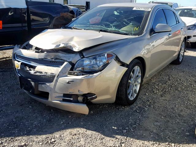 1G1ZE5E09CF254198 - 2012 CHEVROLET MALIBU LTZ თაფლისფერი ფოტო 2