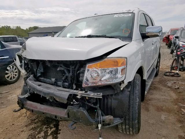 5N1AA0NE5AN621336 - 2010 NISSAN ARMADA PLA WHITE photo 2