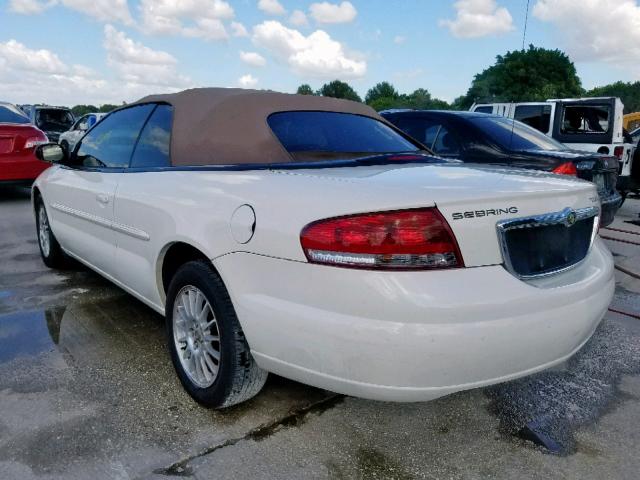 1C3EL55R36N183198 - 2006 CHRYSLER SEBRING TO WHITE photo 3