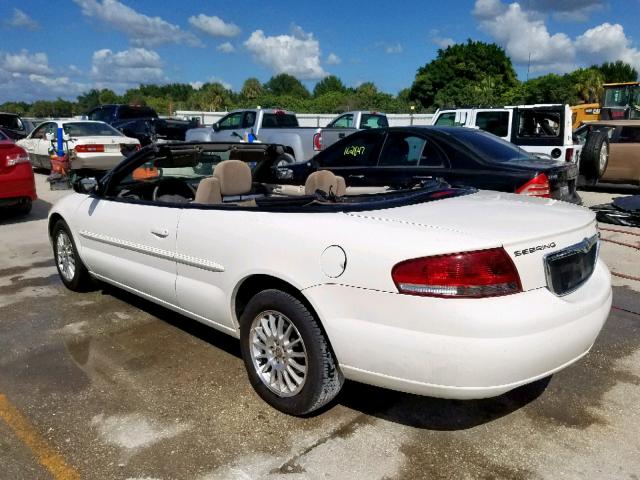 1C3EL55R36N183198 - 2006 CHRYSLER SEBRING TO WHITE photo 9