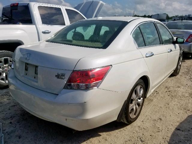 1HGCP3F85AA013220 - 2010 HONDA ACCORD EXL WHITE photo 4