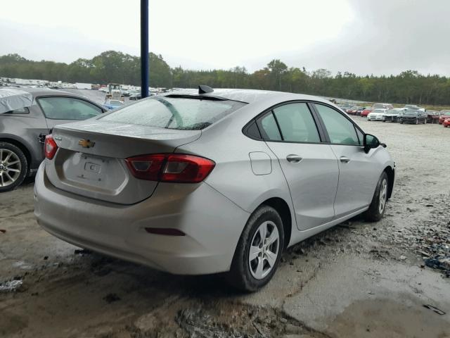 1G1BC5SM3J7115092 - 2018 CHEVROLET CRUZE LS SILVER photo 4