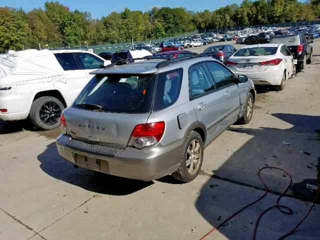 JF1GG685X5H816421 - 2005 SUBARU IMPREZA OU SILVER photo 4