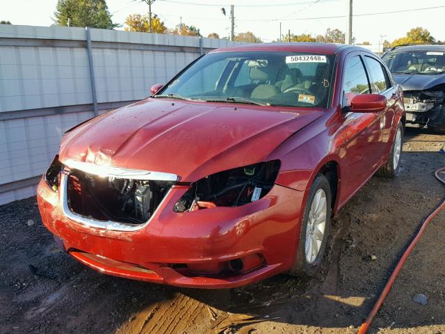 1C3BC1FG9BN526633 - 2011 CHRYSLER 200 TOURIN RED photo 2